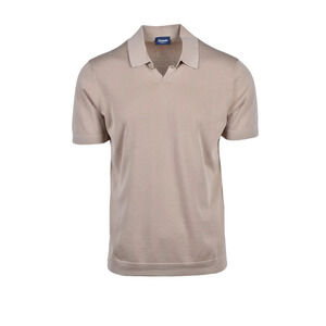 DRUMOHR Cotton Knit Polo Shirt - Turquoise